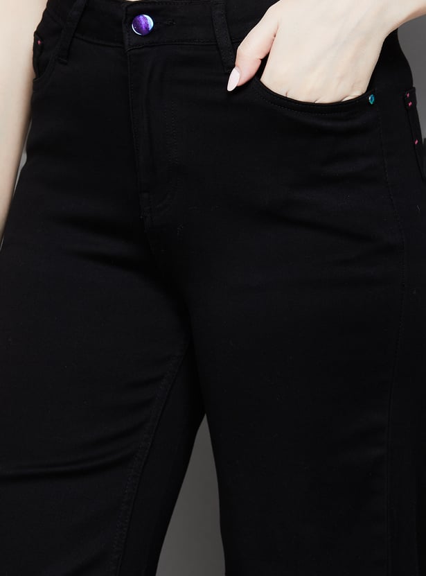 KRAUS Solid Baggy Fit Jeans