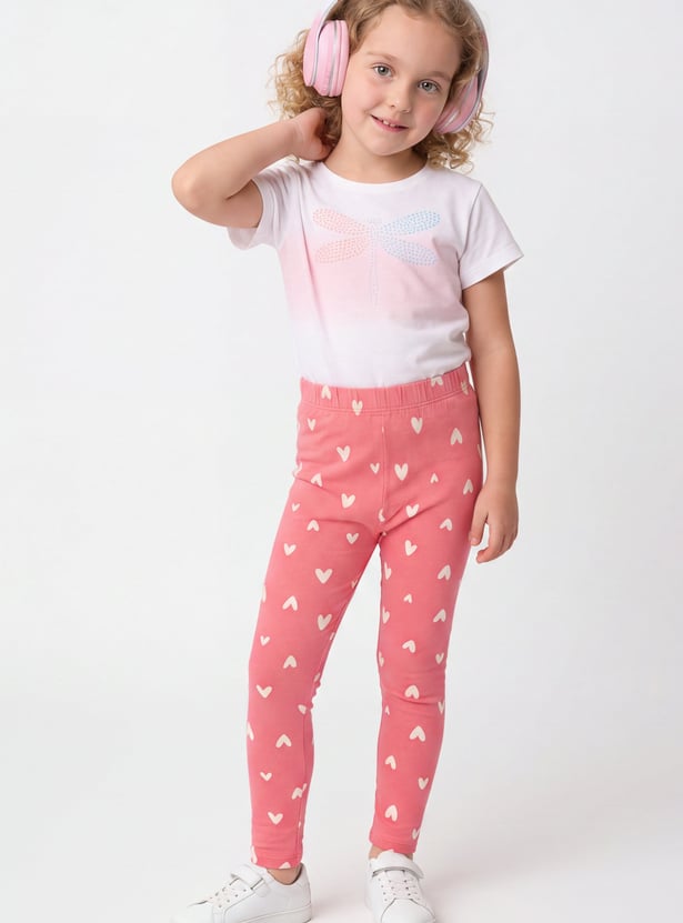 FAME FOREVER Girls Printed Leggings