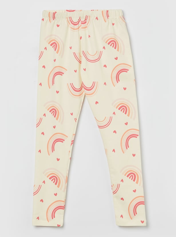 FAME FOREVER Girls Printed Leggings