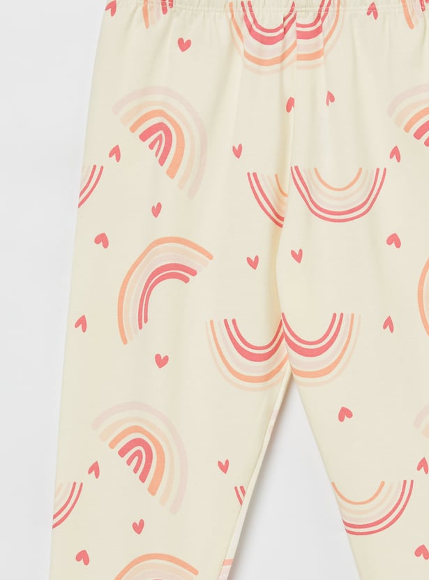 FAME FOREVER Girls Printed Leggings