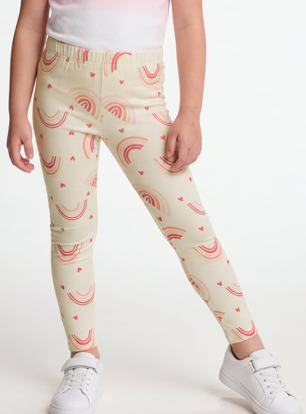 FAME FOREVER Girls Printed Leggings