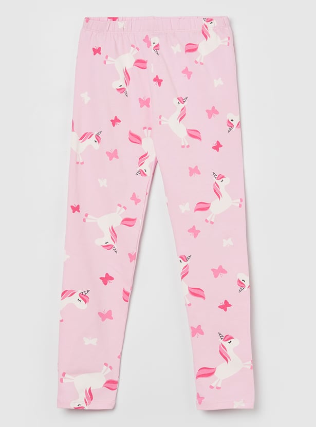 FAME FOREVER Girls Printed Leggings