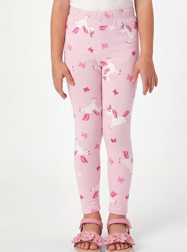 FAME FOREVER Girls Printed Leggings
