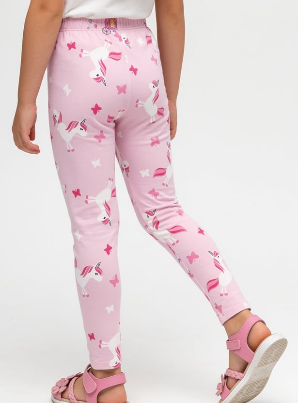 FAME FOREVER Girls Printed Leggings
