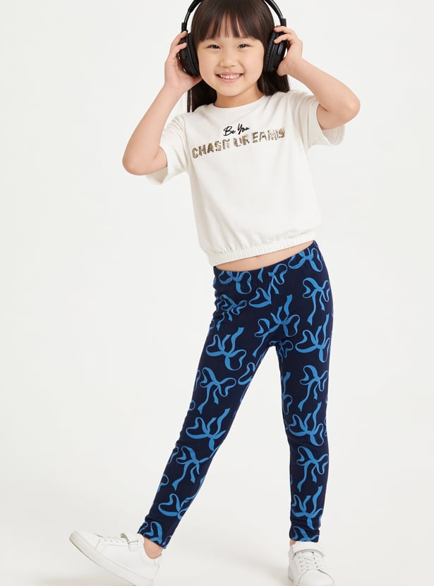 FAME FOREVER Girls Printed Leggings