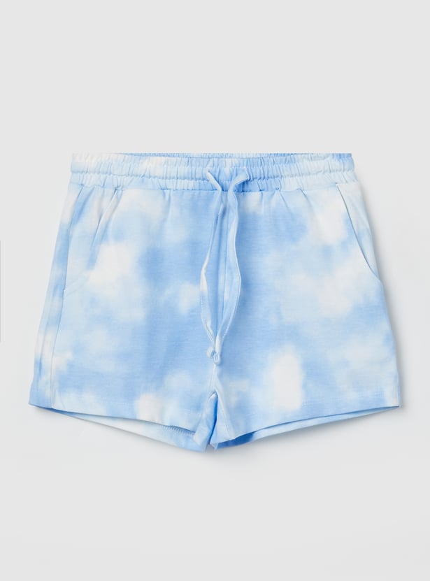 FAME FOREVER Girls Printed T-shirt with Shorts Set