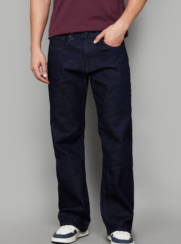 JACK & JONES Dark Wash Cliff Jeans (Bootcut)