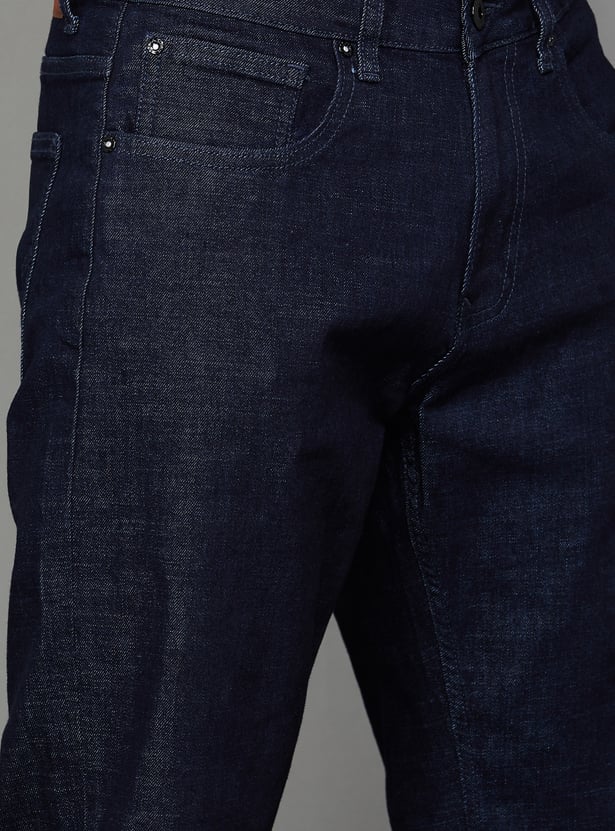 JACK & JONES Dark Wash Cliff Jeans (Bootcut)