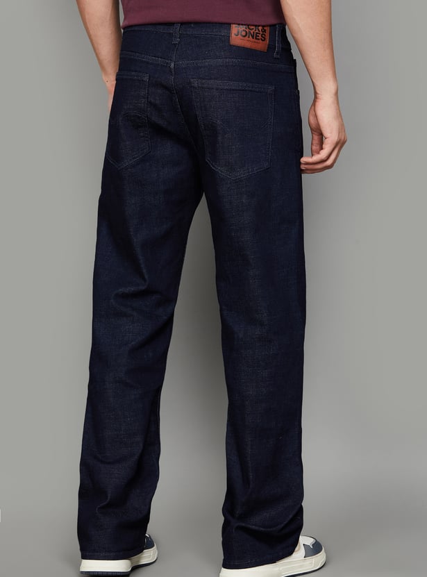 JACK & JONES Dark Wash Cliff Jeans (Bootcut)
