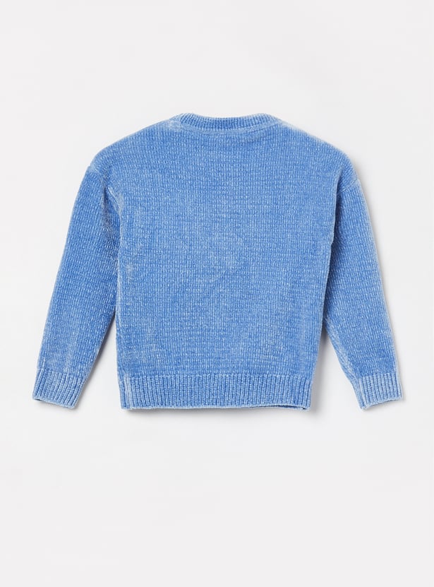 FAME FOREVER Girls Sequinned Sweater