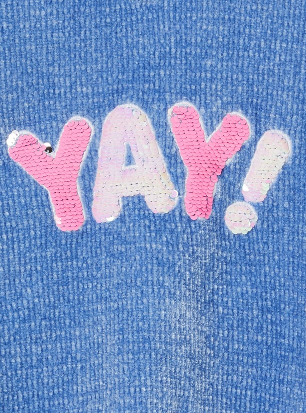 FAME FOREVER Girls Sequinned Sweater