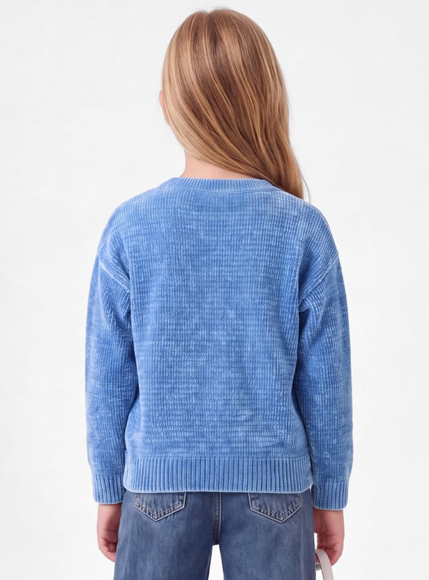 FAME FOREVER Girls Sequinned Sweater