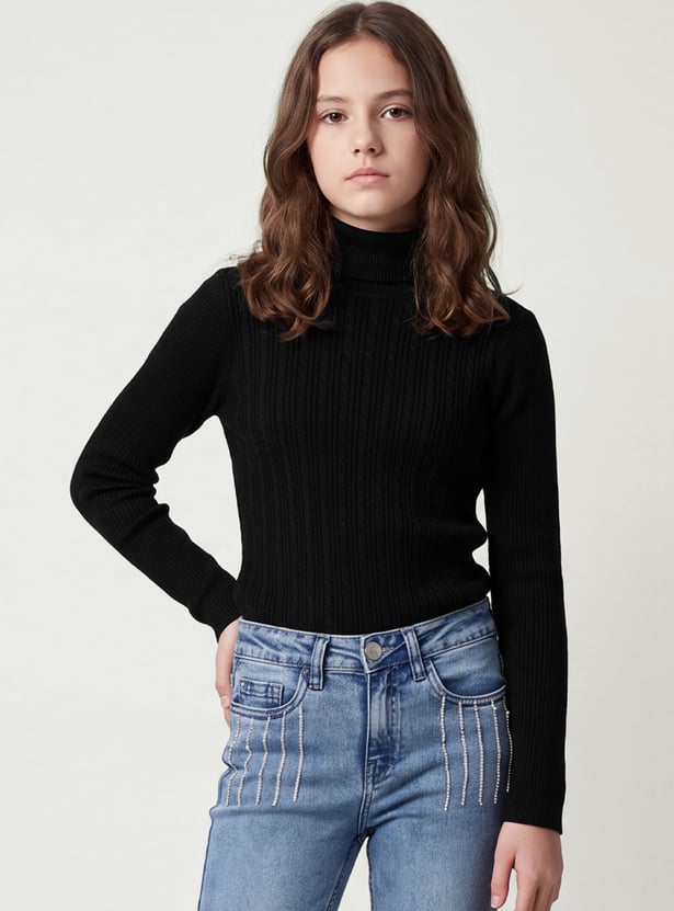 FAME FOREVER Girls Knitted Sweater