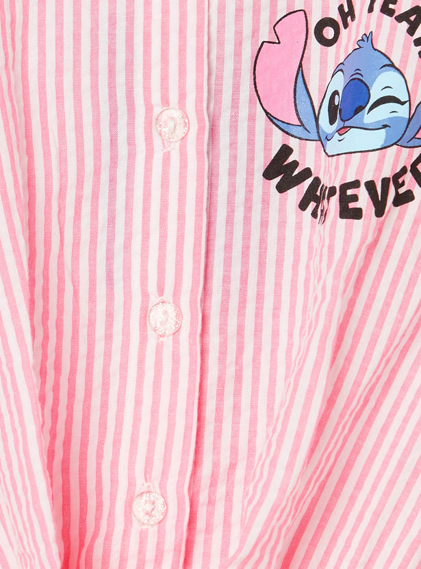 FAME FOREVER Girls Stitch Character Striped Dress