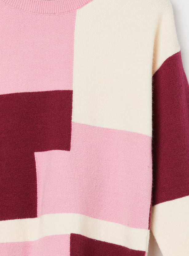 FAME FOREVER Girls Colourblock Sweater