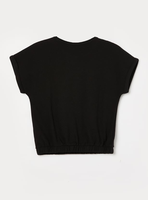 FAME FOREVER Girls Embellished T-shirt