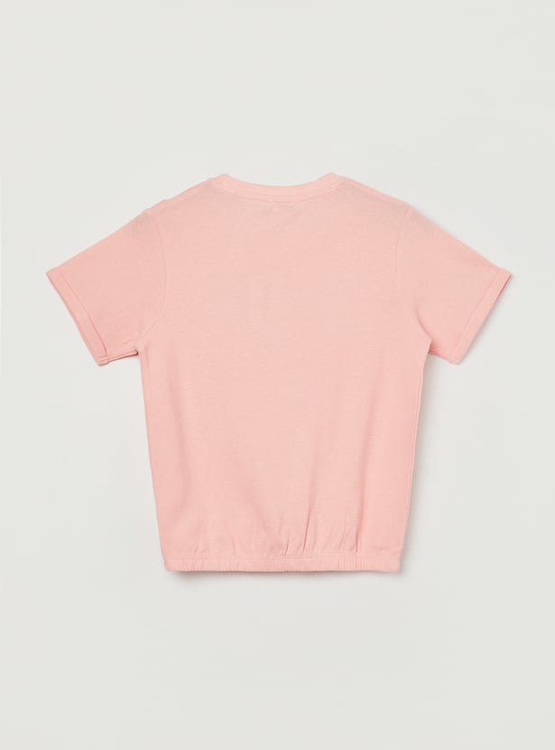 FAME FOREVER Girls Embellished T-shirt