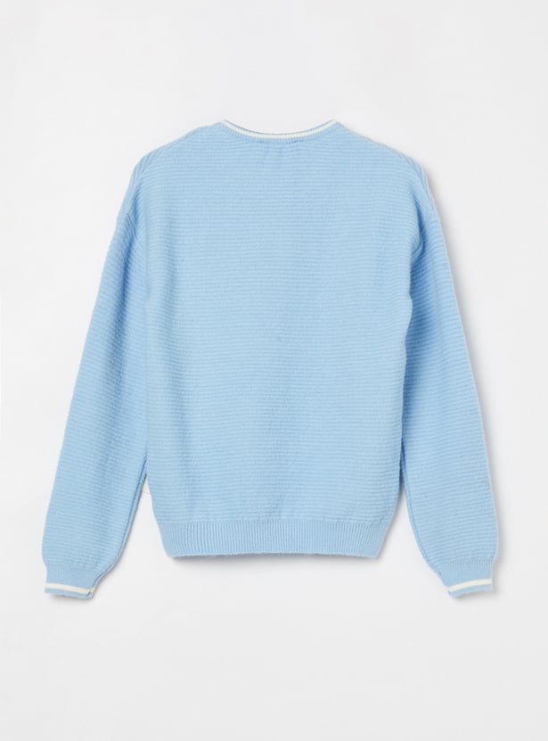 FAME FOREVER Girls Solid Sweater