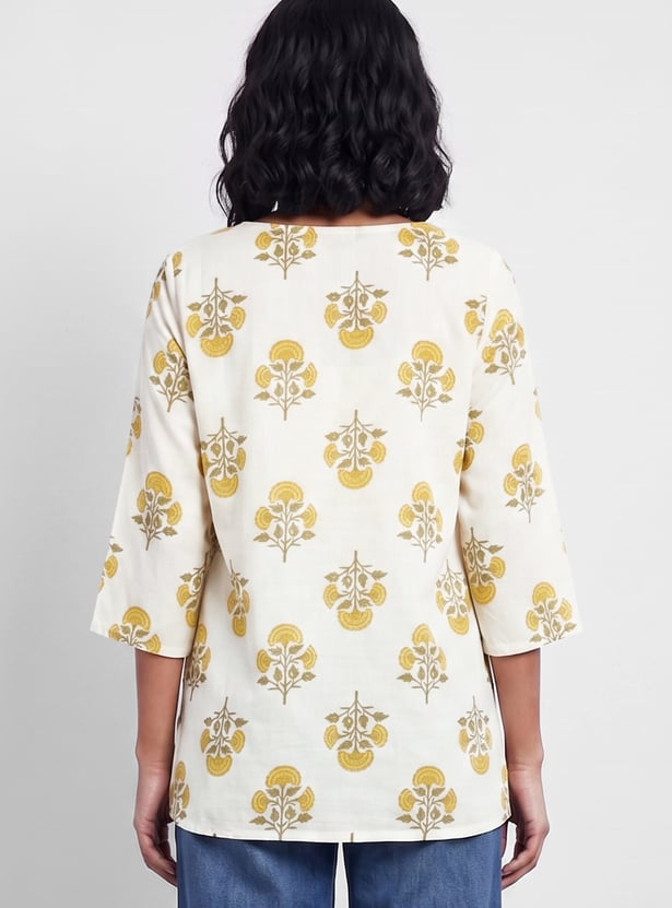 MELANGE Floral Print Kurti