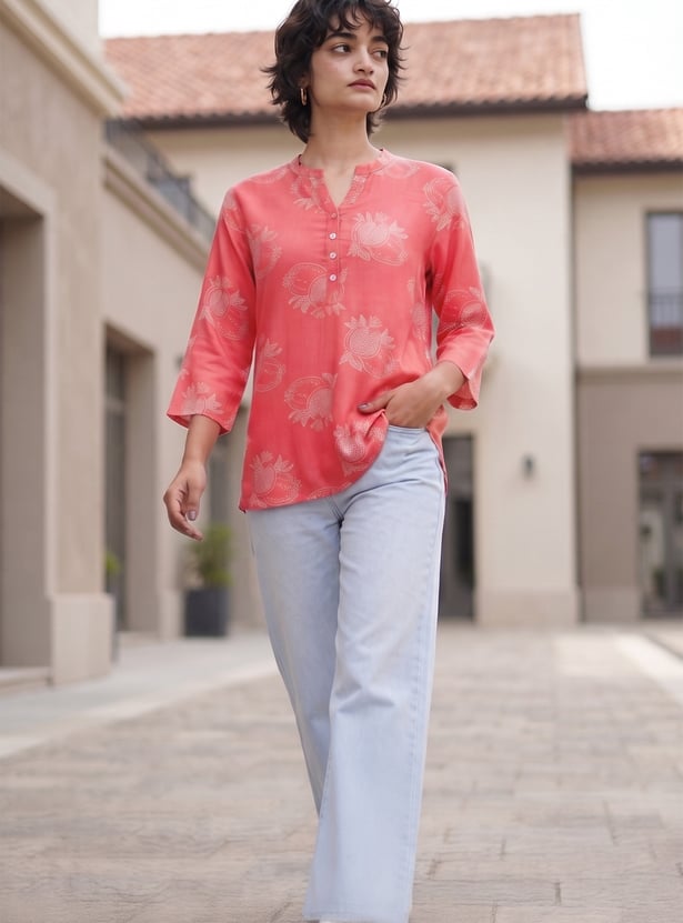 MELANGE Ethnic Motif Straight Kurti