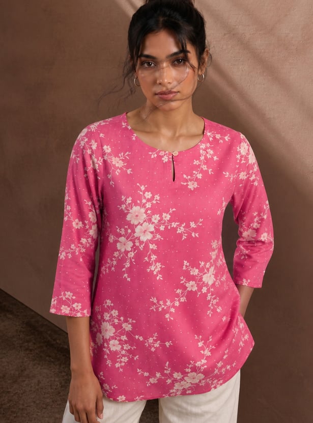 MELANGE Floral Print Kurti