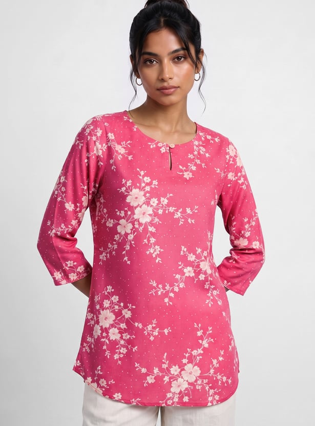 MELANGE Floral Print Kurti