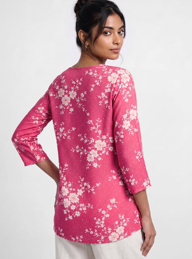 MELANGE Floral Print Kurti