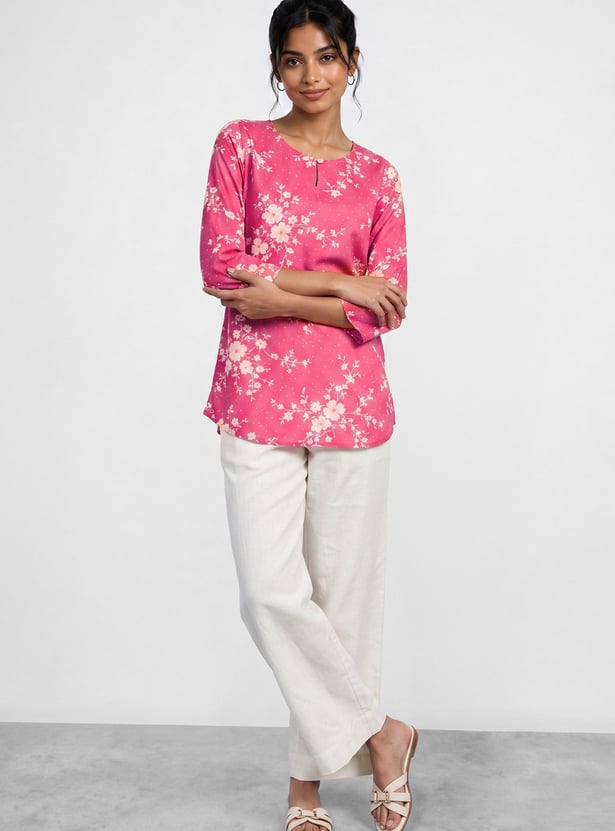MELANGE Floral Print Kurti