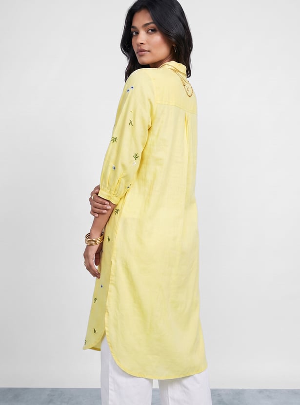 MELANGE Embroidered Straight Kurta