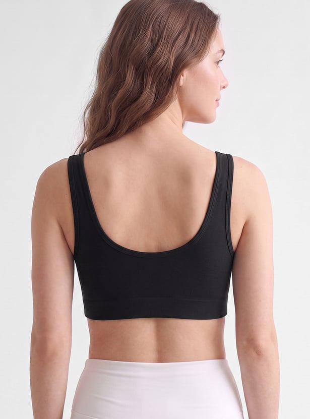 GINGER Non Padded Non Wired Seamless Beginners Bra - Pack of 2