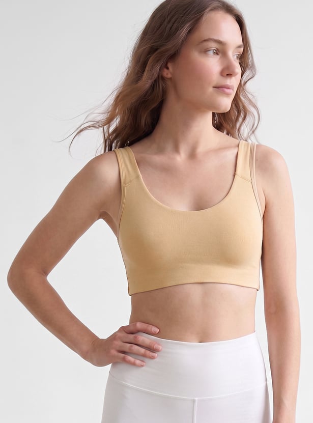 GINGER Non Padded Non Wired Seamless Beginners Bra - Pack of 2