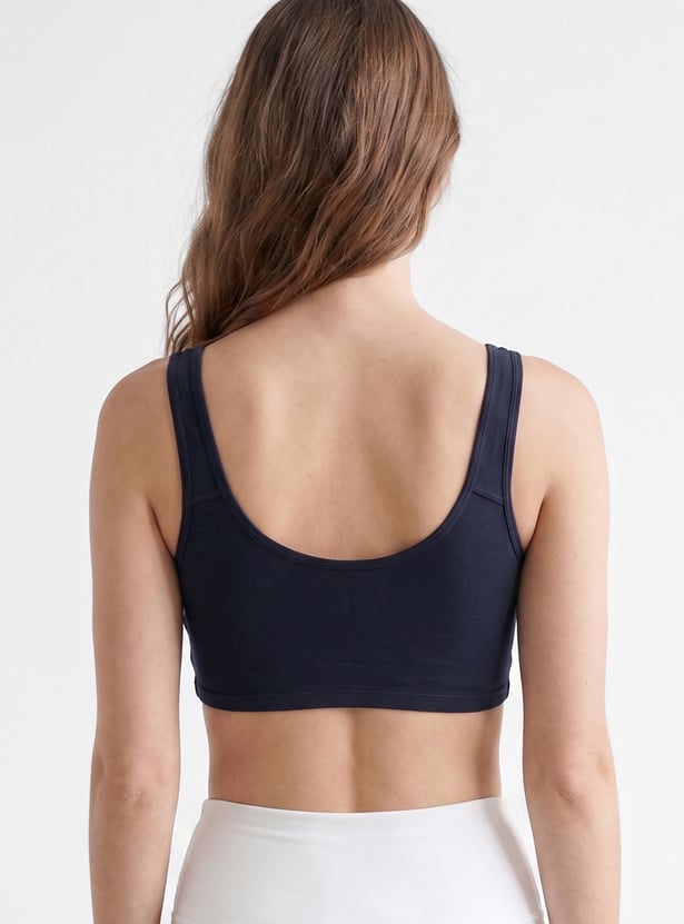 GINGER Non Padded Non Wired Seamless Beginners Bra - Pack of 2