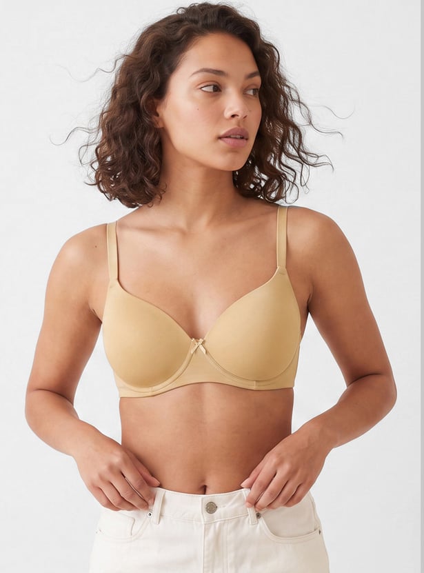 GINGER Padded Non-Wired Seamless T-Shirt Bra