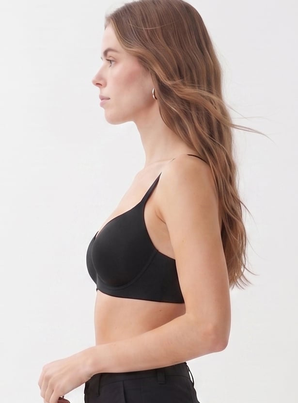 GINGER Padded Non-Wired Seamless T-Shirt Bra