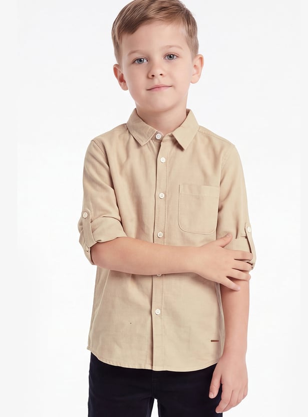 FAME FOREVER Boys Solid Shirt