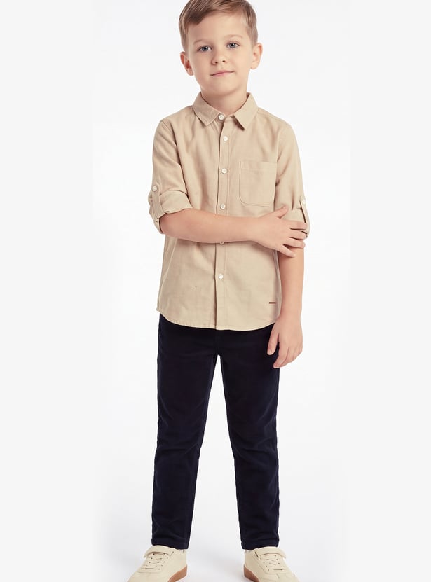 FAME FOREVER Boys Solid Shirt