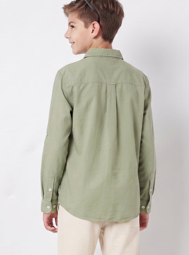 FAME FOREVER Boys Solid Shirt