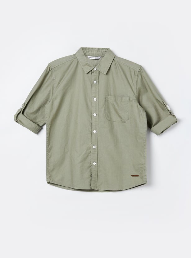 FAME FOREVER Boys Solid Shirt