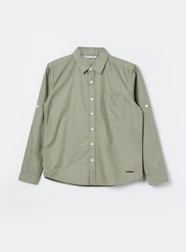 FAME FOREVER Boys Solid Shirt