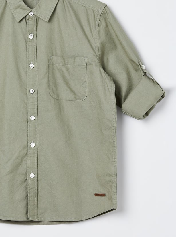 FAME FOREVER Boys Solid Shirt