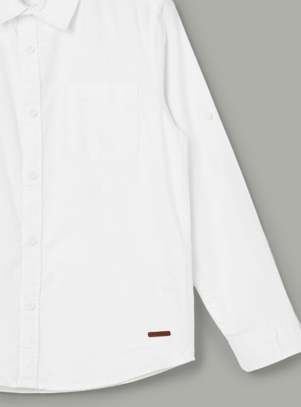 FAME FOREVER Boys Solid Shirt