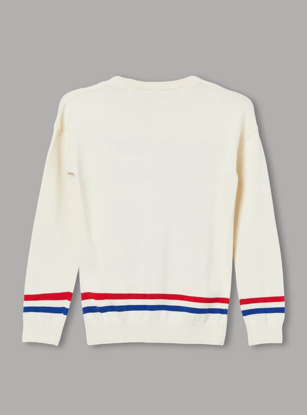 UNITED COLORS OF BENETTON Boys Printed Sweater