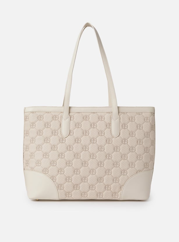ALLEN SOLLY Embroidered Laptop Bag