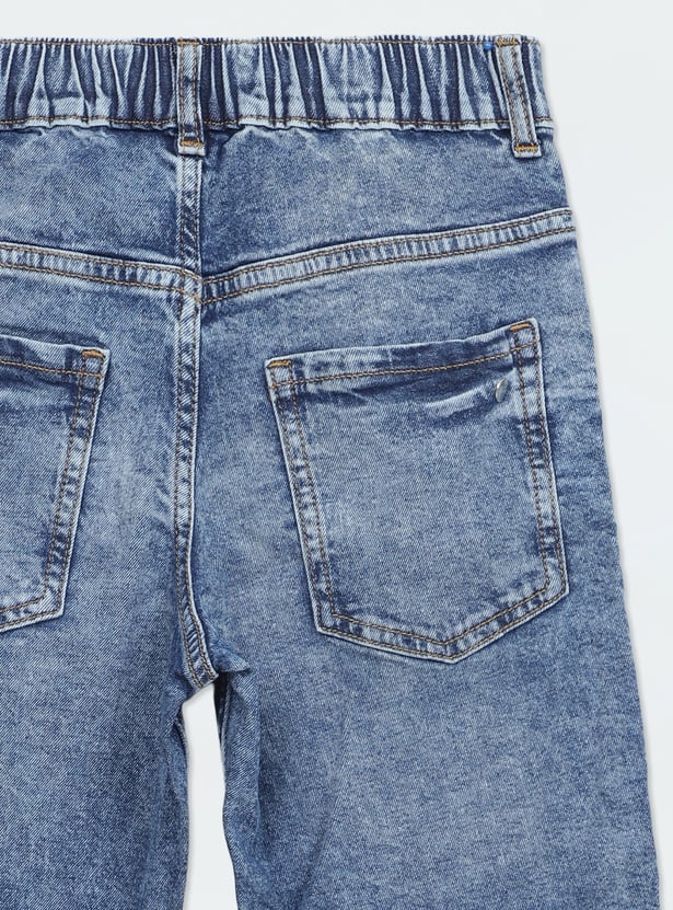 UNITED COLORS OF BENETTON Boys Medium Wash Boot Cut Jeans