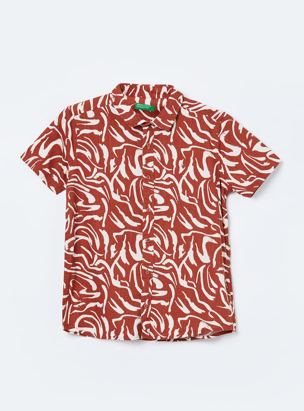 UNITED COLORS OF BENETTON Boys Printed Shirt