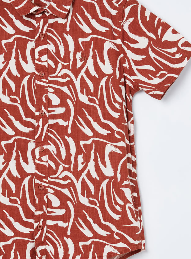 UNITED COLORS OF BENETTON Boys Printed Shirt