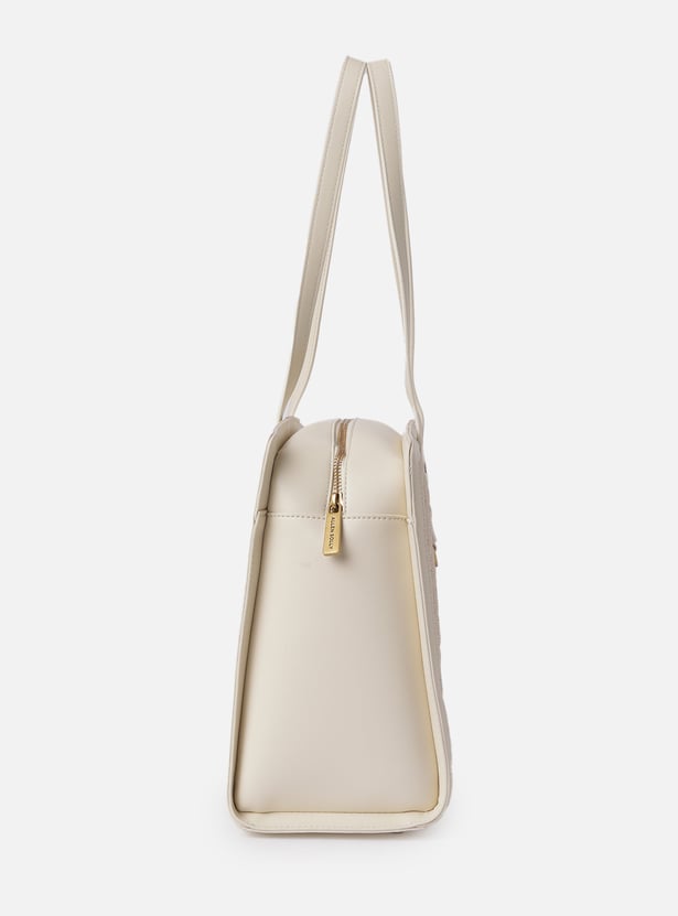 ALLEN SOLLY Embroidered Laptop Bag