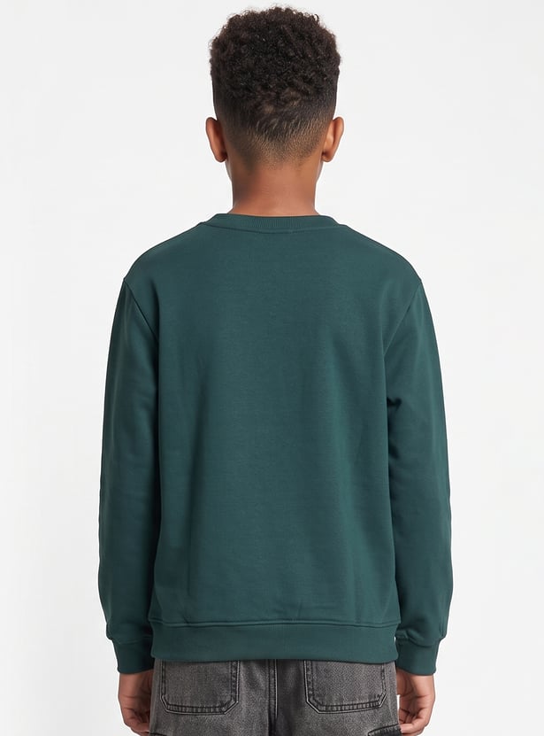 FAME FOREVER Boys Typographic Print Sweatshirt