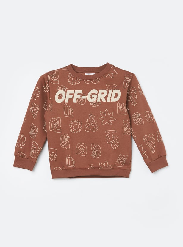FAME FOREVER Boys Printed Sweatshirt