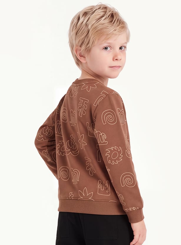 FAME FOREVER Boys Printed Sweatshirt